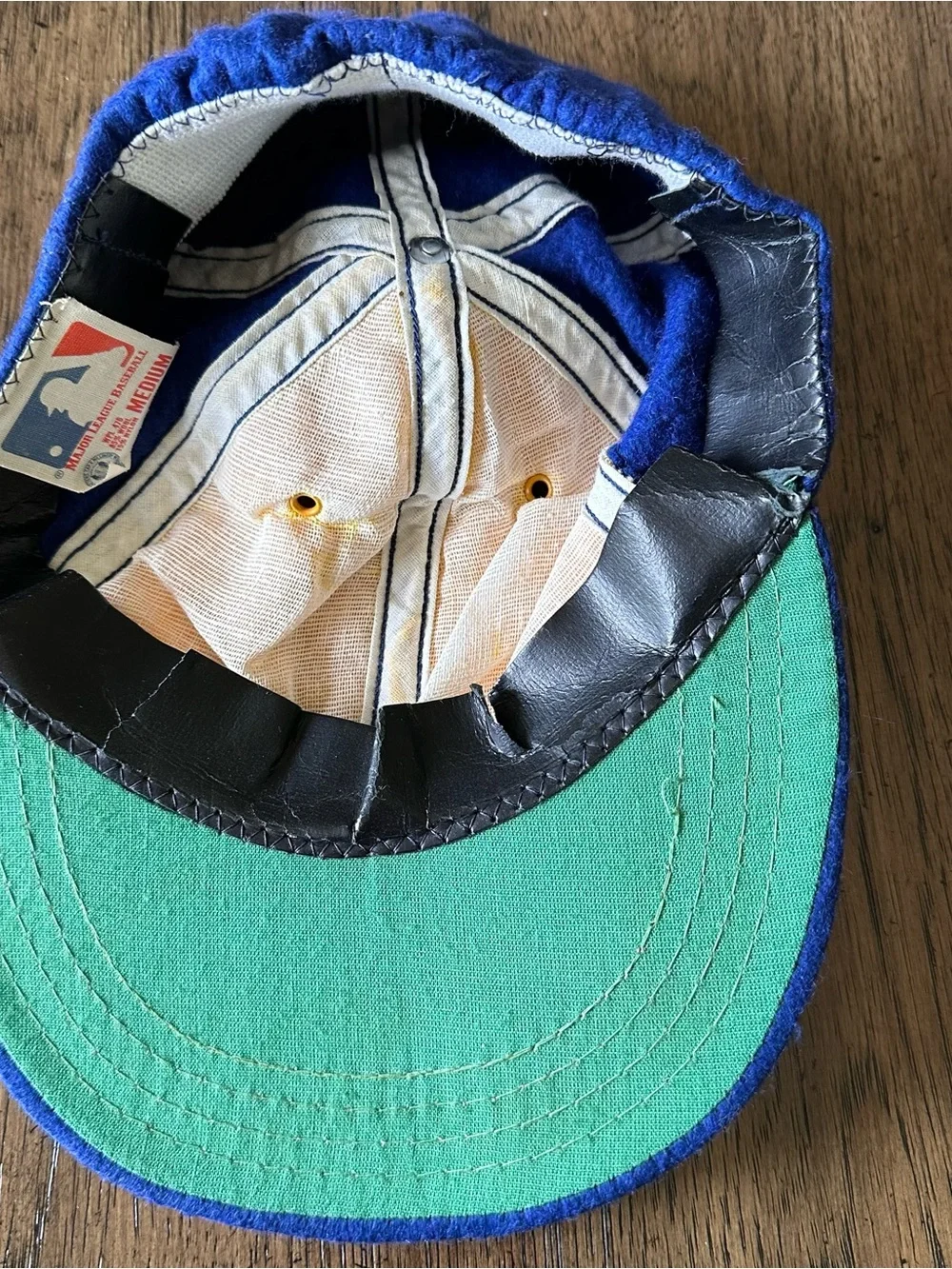 Vintage 1970s Wool Milwaukee Brewers Cap Hat Kids M *READ*